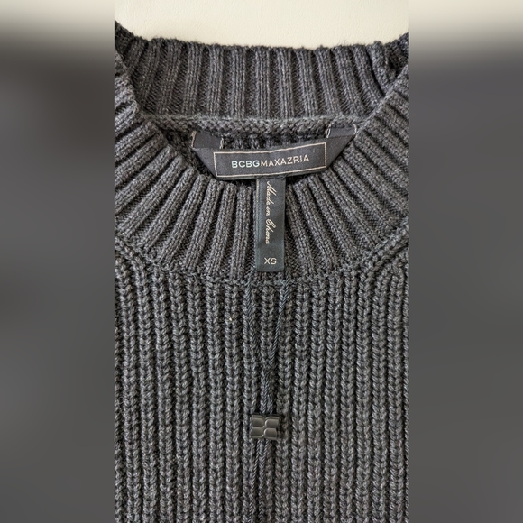 NBW! BCBG MAXAZARIA Oversized Sweater with tag, Dark Grey - Picture 2 of 2